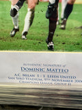 Dominic matteo signed piece