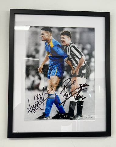 Vinny and Gazza signed