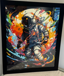 Hand painted astronaut